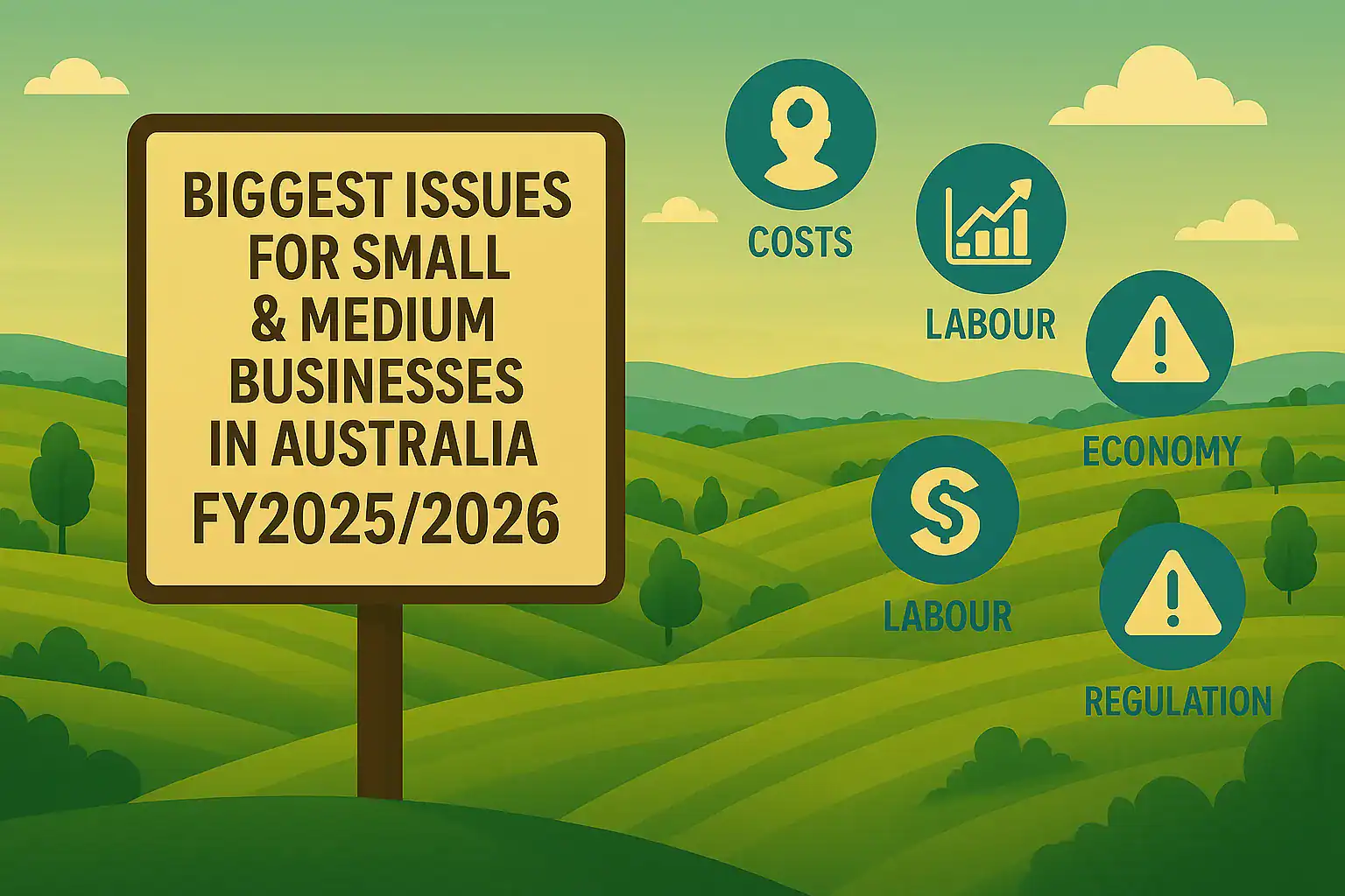 Biggest issues for Small & Medium Businesses in Australia in FY2025/2026